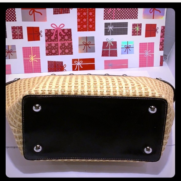 NWOT MAXX Straw  Satchel/ Handbag - Picture 5 of 8